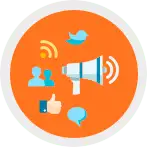 Redes Sociales icono Icono Redes Sociales para pymes