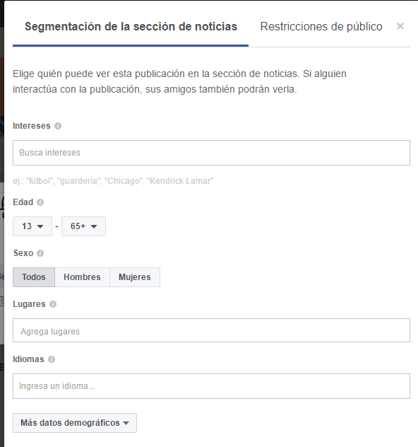 Segmentación orgánica en facebook: ¡Sí se puede! 9 Tipo de segmentación orgánica en facebook