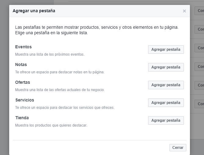 Pasos para crear una tienda online en Facebook 3 Agregar tienda online en facebook