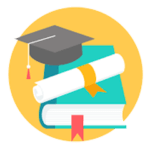 educacion Icono de formación en marketing digital
