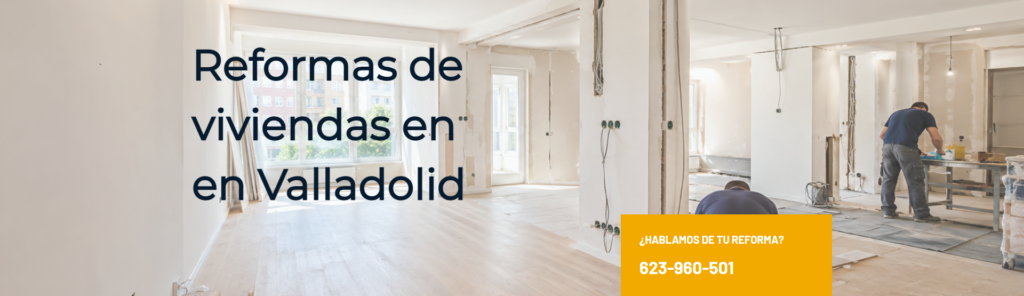 Diseño web para una empresa de reformas en Valladolid: así hicimos la web de Reformas Bairon 5 Página de servicio de reformas de viviendas en Valladolid, con teléfono de contacto destacado